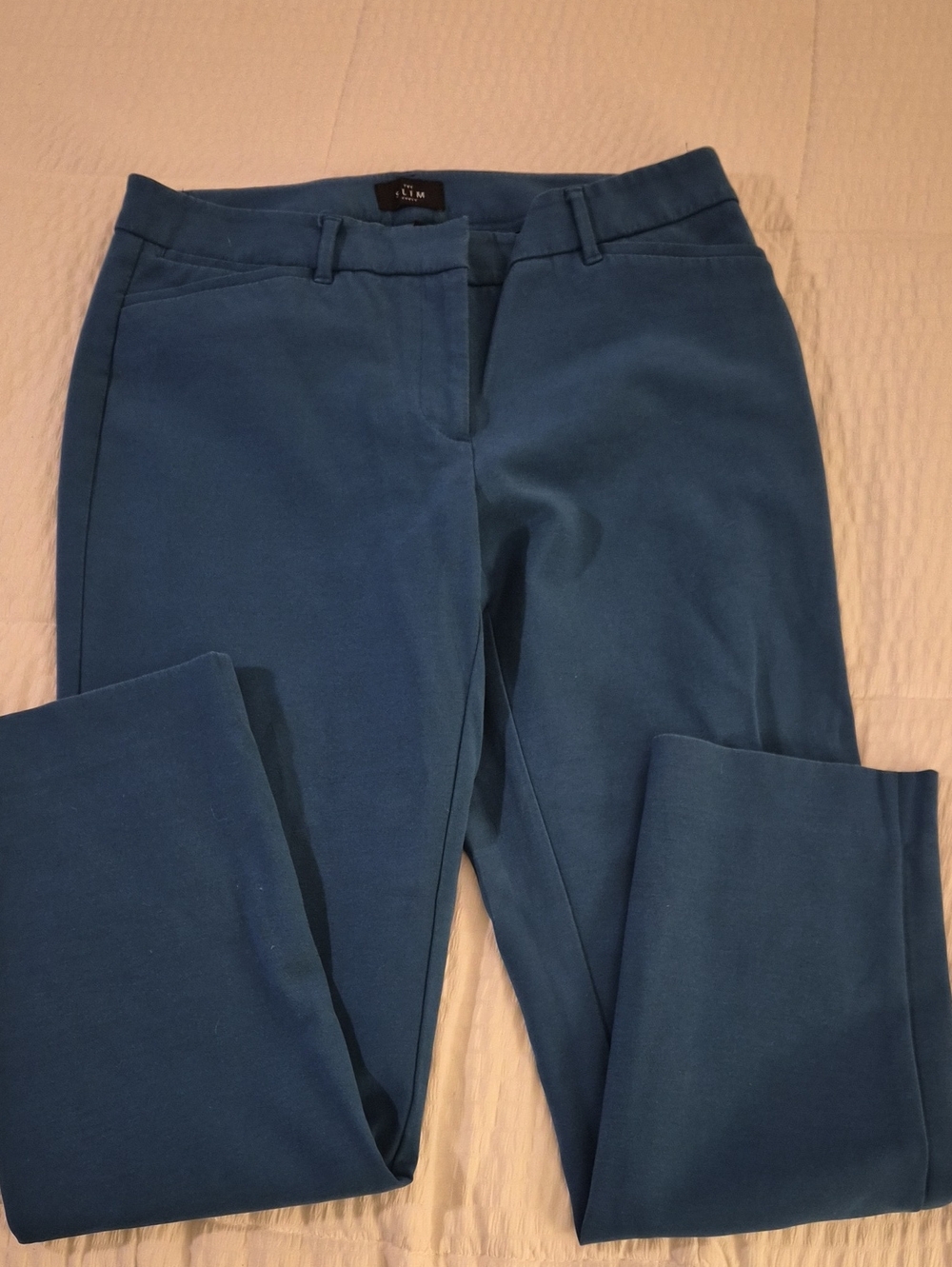 White House Black Market Slim Ankle Pants in Teal sz 6